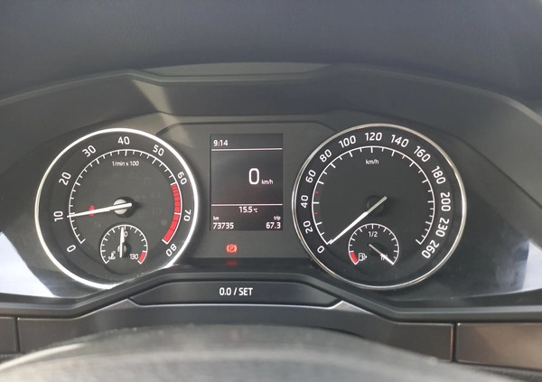 Skoda Superb cena 92250 przebieg: 74000, rok produkcji 2020 z Płock małe 16